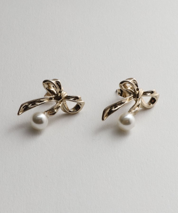 ◇リボンパール調コンビピアス（ピアス） | THE SHOP TK(Women)（ザ
