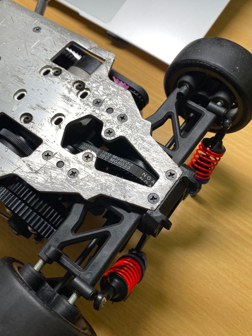 京商GT2ボディ付き カスタムホイール TE37風